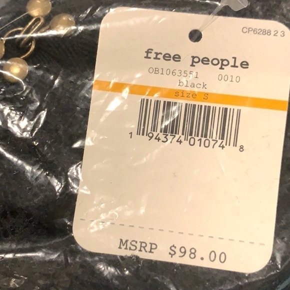 Free People Wait For It Mini Black Dress Small / - Picture 4 of 4